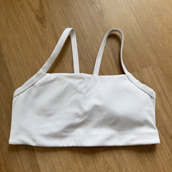 NOBULL Form V-Back Sports Bra (A-C) - White / M - Picture 1 of 2